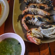 เมนูของร้าน บ่อกุ้งบ้านสวน บ้านมอญ เชียงใหม่