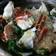 เมนูของร้าน สมศักดิ์ปูอบ Y บีทีเอสกรุงธนบุรี