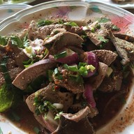 เมนูของร้าน อ๋อยไก่ย่าง