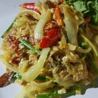 เมนูของร้าน ต้นรักซีฟู้ด