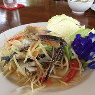เมนูของร้าน ครัวริมน้ำธารชะเมา