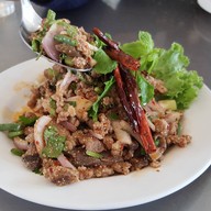 เมนูของร้าน ลาบเป็ดชัยนาท