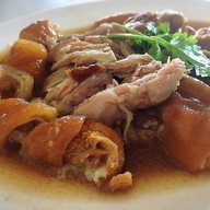 เมนูของร้าน ข้าวมันไก่เเฟนพันธุ์เเท้