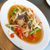 เมนูของร้าน ลาบเป็ดชัยนาท