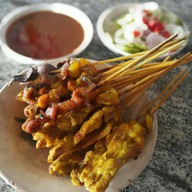 เมนูของร้าน หมูสะเต๊ะ เฮียแกละ