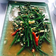 เมนูของร้าน บ้านสวนซีฟู้ด