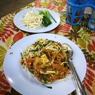 เมนูของร้าน ขาวผัดไทย
