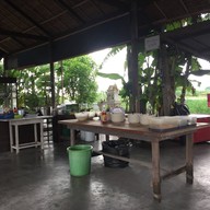 บรรยากาศ ก๋วยเตี๋ยวไก่ ริมคลอง ม.เอแบค