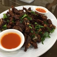 เมนูของร้าน ร้านเป็ดสีฟ้า (หมูสะเต๊ะคุณแม่โอ๊ะโอ)