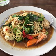 เมนูของร้าน จานสุข Thai Food, Steak and Burger