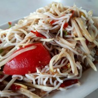 เมนูของร้าน เพียรศรี ส้มตำ ไก่ย่างเหรียญทอง