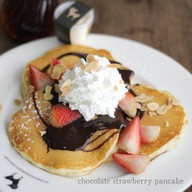 Choc Strawberry Pancakes##1