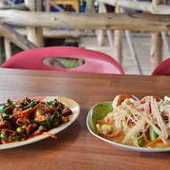 ร้านป้าแดง ทางไปวัดสมาน