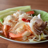 ร้านป้าแดง ทางไปวัดสมาน