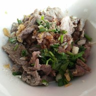 เมนูของร้าน ก๋วยเตี๋ยวน้ำโท้ง