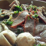 เมนูของร้าน ก๋วยเตี๋ยวน้ำโท้ง