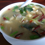 เมนูของร้าน กุ้งเป็น