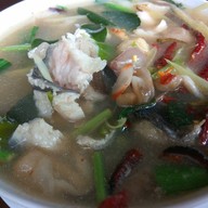 เมนูของร้าน กุ้งเป็น
