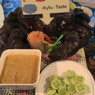 ปูหลนแม่เล็ก ตลาดน้ำ บางน้ำผึ้ง