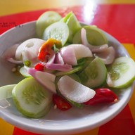 เมนูของร้าน หมูสะเต๊ะ เฮียแกละ
