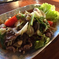 เมนูของร้าน ร้านลาบอุบล แหลมฉบัง