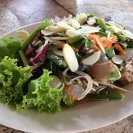 เมนูของร้าน ส้มตำเมืองแกลง