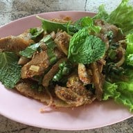 เมนูของร้าน ส้มตำเมืองแกลง