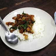เมนูของร้าน ขาวผัดไทย