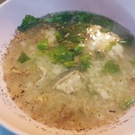 เมนูของร้าน บ้านแม่แอนข้าวต้มปลา อาหารซีฟู๊ด