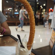 เมนูของร้าน 1Q84 churros เซ็นทรัลพลาซ่าปิ่นเกล้า