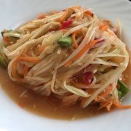 เมนูของร้าน ส้มตำเจ๊ไพ ในซอยจอมทอง16