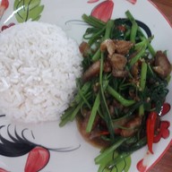 เมนูของร้าน ครัวลุงดำ อาหารตามสั่ง40บาท