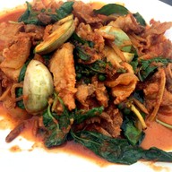 เมนูของร้าน เจ๊ติ๊บ อาหารตามสั่ง
