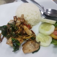 เมนูของร้าน บ้านแม่แอนข้าวต้มปลา อาหารซีฟู๊ด