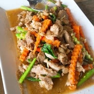เมนูของร้าน บ้านไม้ริมโขง