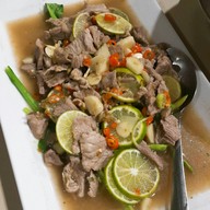 เมนูของร้าน บ้านไม้ริมโขง