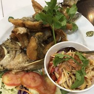 เฮือนทะเล กุ้งเผา