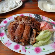 เมนูของร้าน ข้าวขาหมูเยอรมัน (แห่งเดียวในโลก)