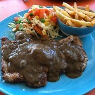 เมนูของร้าน สเต็กคุณแม่ วิหารแดง