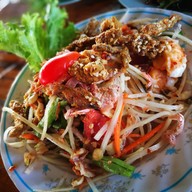 เมนูของร้าน ส้มตำเจ๊อารี