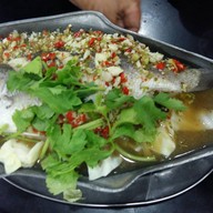 เมนูของร้าน ข้าวต้มบาทเดียว  สวนสยาม