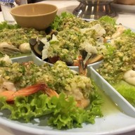 เมนูของร้าน กุ้งเต้น ถนนราชพฤกษ์