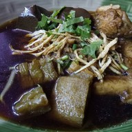 เมนูของร้าน แป๊ะก๋วยเตี๋ยวไก่มะระลงเรือ