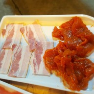 เมนูของร้าน Seoul Cheese BBQ ตลาดหัวมุม