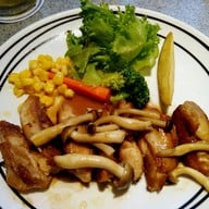 เสต็กไก่ซอสพริกไทย