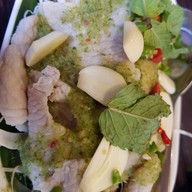 เมนูของร้าน บ้านท่าตำหนัก