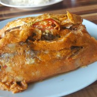 เมนูของร้าน เรือนไทยกุ้งเผา วัดเชิงเลน