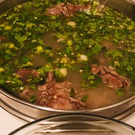 เมนูของร้าน ก๋วยเตี๋ยวหมูต้มยำตำลึงนายเอก กรุงเทพกรีฑา