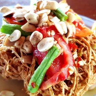 เมนูของร้าน นิว ไก่ย่างบัวตอง 2 สามแยกวิเชียรบุรี