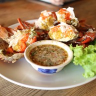 เมนูของร้าน ร้านข้าวใหม่ปลามันAmphawa -